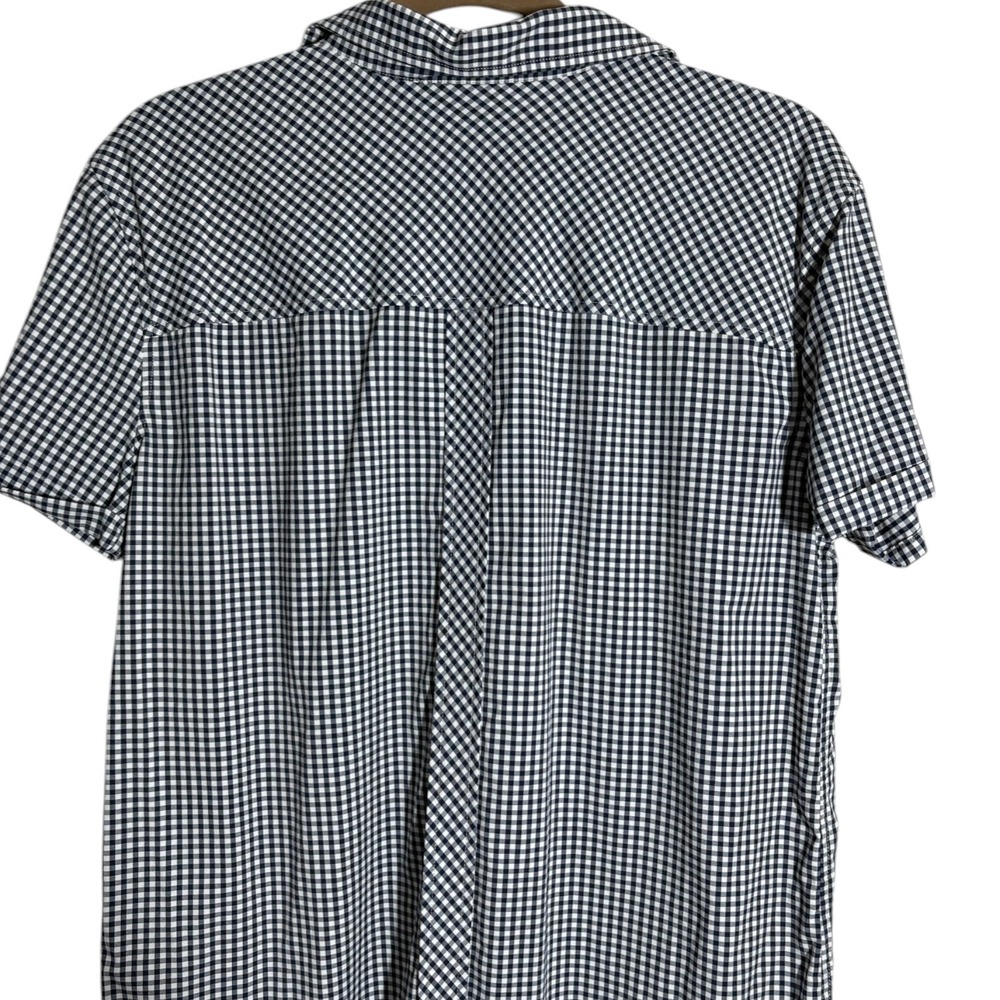 Southern Tide Gingham checked performance dress w pockets sz LG Navy & White - Picture 4 of 10